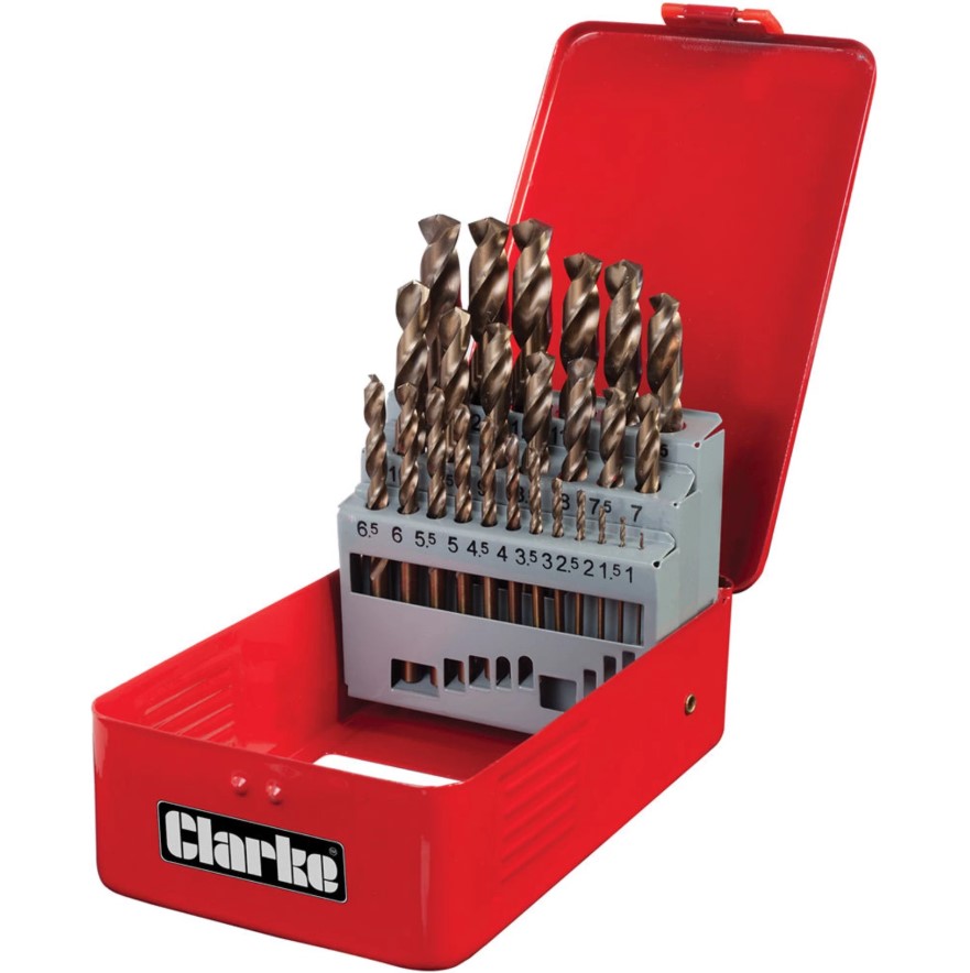 Cobalt Drill Bit Set 1-13mm Complete HSS-Co Metals Stainless Steel Kit